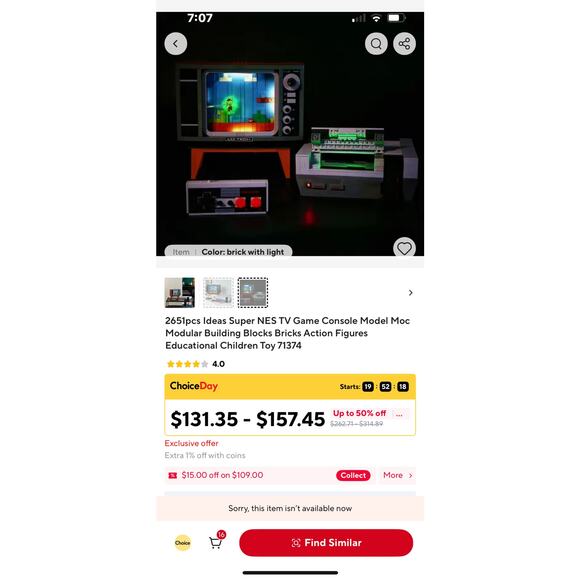 Super Mario Nintendo 71374 Entertainment System #2646 pieces/building blocks set - Picture 5 of 6